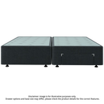 Sealy Spacesaver Super King Split Bed Base Left Drawer / Front Drawer Black SV-BLK-SSK-LF hero image