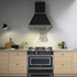 Bertazzoni 90cm Heritage Series Matte Black Dual Fuel Freestanding Oven HER96L1ENET image NaN