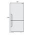Westinghouse 453L Bottom Mount Fridge WBE4500SA-R image NaN