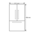 LG GF-SL730SL 730L French Door Fridge image NaN