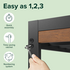 Zinus Kai Single Metal and Bamboo Bed Frame Black AU-FBOBH2ZC-35S image NaN