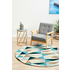Rug Culture Matrix Small Turquoise Rug 150X150CM - MTX-901-TUR-150X150 image NaN