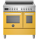 Bertazzoni Professional Series 90cm 5-Zone Induction Cooktop with Electric Double Oven Cooker Giallo PRO95I2EGIT hero image