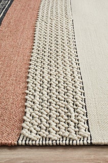 Rug Culture Hudson Large Peach Rug 280X190CM - HUD-809-PEA-280X190 hero image