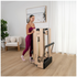 Lifespan Fitness Contour 2 Folding Wood Pilates Reformer Set Black LFRF-CONTFLD2 image NaN