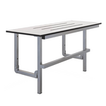Metlam Phenolic Accessible Folding Shower Seat with Handle ML995_PH  hero image