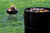 Charmate CM155-045 Stack Smoker and BBQ Charcoal Fuel Smoker hero image