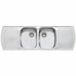 Oliveri MO753 Monet Double Bowl with Double Drainer Topmount Sink image NaN
