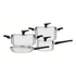 Tramontina Grano 4 Piece Tri-Ply Stainless Steel Cookware Set with Bakelite Handles 65160000 image NaN