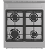 Glem 53cm Dual Fuel Freestanding Oven Stainless Steel GB534GE image NaN