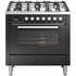 ILVE 90cm Pro-Line Freestanding Dual Fuel Stove/Oven Matte Graphite L096WMPMG image NaN