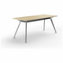 OLG Team Meeting Tables 2100x900 Polished Alloy Frame/ Oak Worktop OG_TT219_PA_NO image NaN