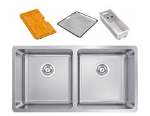 Abey LG200PK Lago Inset Double Bowl Sink Pack hero image