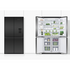 Fisher & Paykel Series 7 538L Quad Door Refrigerator with Ice and Water Matte Black Glass RF605QZUVB1 image NaN