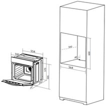Artusi 60cm Stainless Steel Electric Built-In Oven AO676X hero image