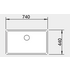 Blanco CLARON700U Large Bowl Undermount Sink image NaN