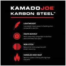 Kamado Joe Karbon Steel (Classic Joe Griddle) KJ15094522 hero image