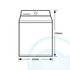 Fisher & Paykel WA80T65GW1 8kg Top Load Washing Machine image NaN