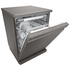 LG 60cm 15 Place QuadWash Dishwasher in Black Stainless Finish with TrueSteam XD3A25BS image NaN