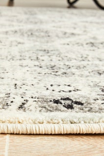 Rug Culture Century Large White & Charcoal Rug 240X240CM - CEN-999-GREY-240X240 hero image