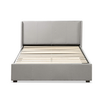 Zinus Maddon Queen Upholstered Gas Lift Storage Bed Frame Light Grey AU-FPPST1-12Q hero image