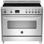 Bertazzoni 90cm Professional Series Stainless Steel Induction Freestanding Oven PRO905IMFESXE  hero image