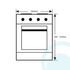 Glem ML96GGESI3 Freestanding Dual Fuel Oven/Stove image NaN