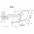 Vogel's Large Full-Motion+ TV Mount - White TVM3645W image NaN