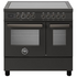 Bertazzoni Professional Series 90cm 5-Zone Induction Cooktop with Electric Double Oven Cooker Carbonio PRO95I2ECAT image NaN