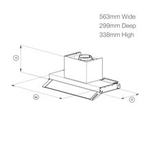 Artusi 60cm Concealed Rangehood - Matte Black WUM60B hero image