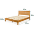 Zinus Double Deluxe Solid Wood Bed Frame AU-FPWEN1ZC-12D image NaN