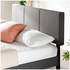 Zinus Single Cambril Bed Frame Fabric Bed Base Upholstered Kids Dark Grey AU-FPPBC1-38S image NaN