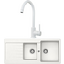 Abey TD200WTPK Schock Typos 1 and 3/4 Bowl Left Hand Drainer Sink Pack image NaN