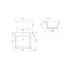 Turner Hastings Ravine 51 x 51 Fine Fireclay Inset Sink 7410 image NaN