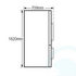 Westinghouse WBM3700WBR 370L Bottom Mount Fridge image NaN
