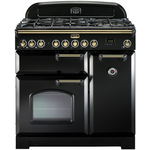 Falcon 90cm Classic Deluxe Black Dual Fuel Freestanding Oven CDL90DFBL-BR  hero image