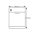 Bosch Serie 2 Freestanding Dishwasher SMS40E08AU image NaN