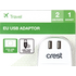 Crest PWA04993 EU Adaptor with USB Charging image NaN