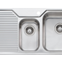 Oliveri NP602 Nu-Petite 1 and 1/2 Bowl Left Hand Drainer Topmount Sink image NaN