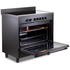 DeLonghi 90cm Deluxe Freestanding Induction Cooker Anthracite DEF1407INDMB image NaN