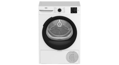 The Beko 8kg Sensor Controlled Heat Pump Tumble Dryer BDPB8010W sold in Australia by Appliances Online, with free delivery