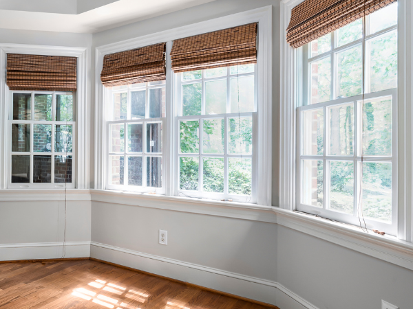 Be strategic with window coverings to make the most of winter sun for warming.