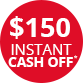 LG June26 runout cash off 150
