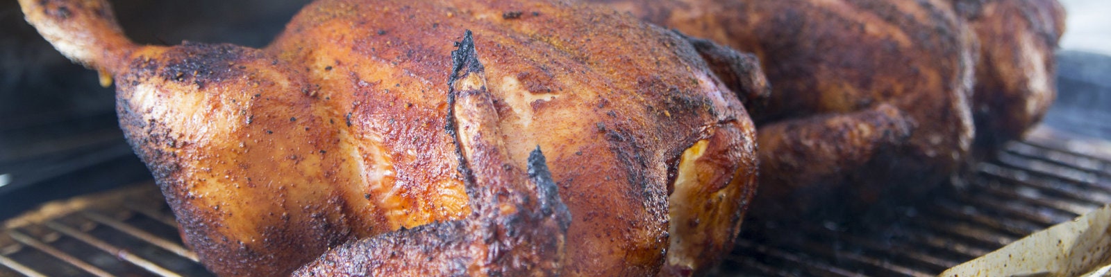 Cherry smoked BBQ chicken