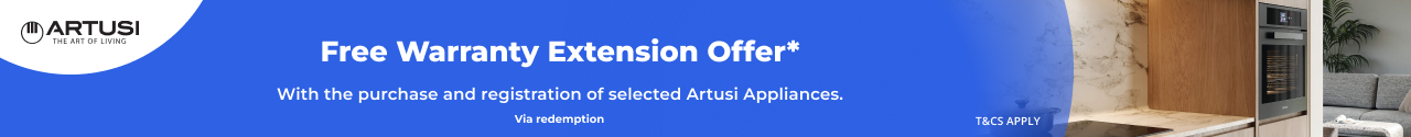 Artusi 5 Year Extended Warranty Offer