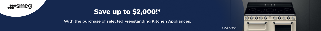 Save up to $2,000 on selected Smeg Freestanding Appliances